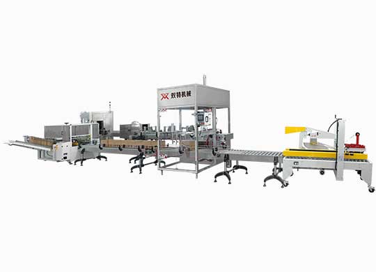 ST-ZX-500型全自動(dòng)開(kāi)箱、裝箱、封箱機(jī)組